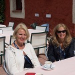 My Anglo friends enjoying coffee on our first day