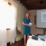 Sonia making her speech in Spain