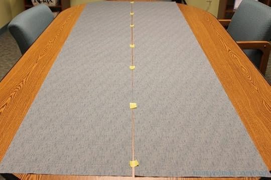 Sew a table runner with a modern Dresden Plate Design by Nancy Zieman