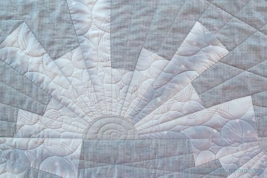 Sew a table runner with a modern Dresden Plate Design by Nancy Zieman