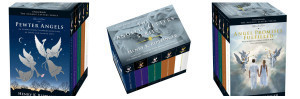 Views of the different sides of the new Angelic Letters Series Box Set