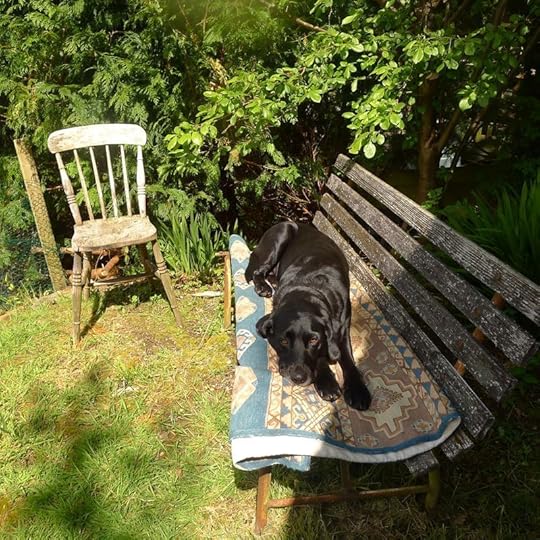 On the studio bench