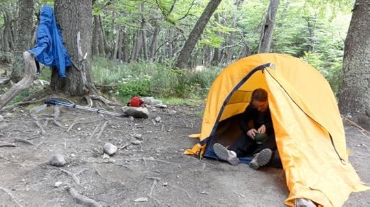 I hiked and camped with Noemie who I met on the Navimag Ferry. We spent the first night in the campground below the Towers.