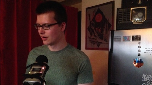 Mason Johnson performing at the CCLaP Sessions