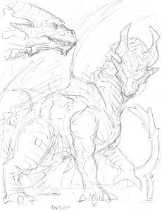 Legends Graphic Novel Sketch - Karven - by Tyler Sowles