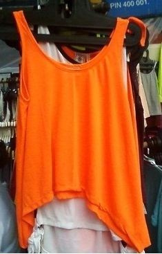 Neon with Asymmetrical hem