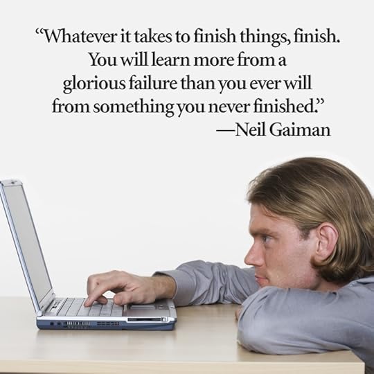 Great quote on finishing!