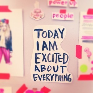 Today I'm excited