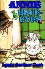 Mouse with blue eyes