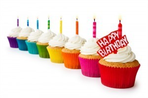 birthday cupcakes