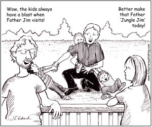 Cartoon copyright Full Quiver Publishing/James & Ellen Hrkach Please do not use without permission