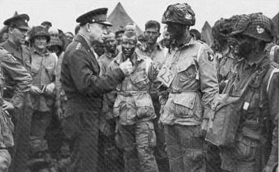 Eisenhower and Company E England 1944