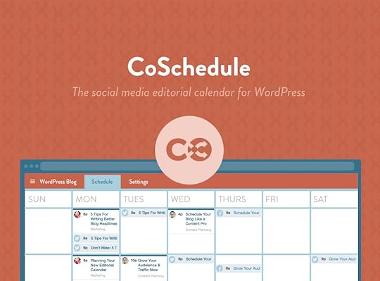 CoSchedule WordPress Editorial and Social Media Calendar
