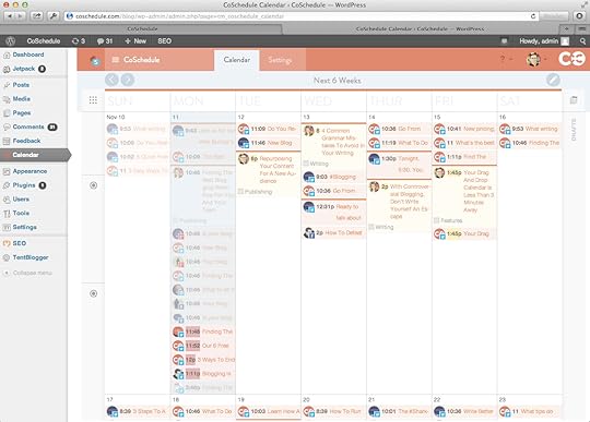 CoSchedule WordPress Editorial and Social Media Calendar