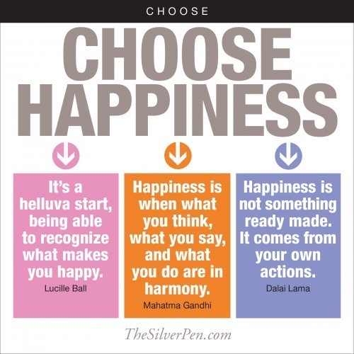 Choose Happiness | The Silver Pen