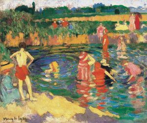 Vaszary - Bathers Outdoor