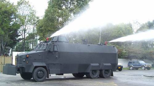 Riot control trucks are also great on hot summer days!
