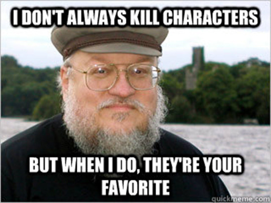 George R.R. Martin Meme