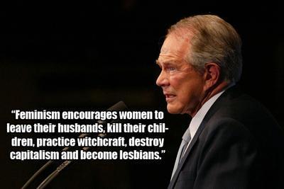 Pat Robertson re Feminism