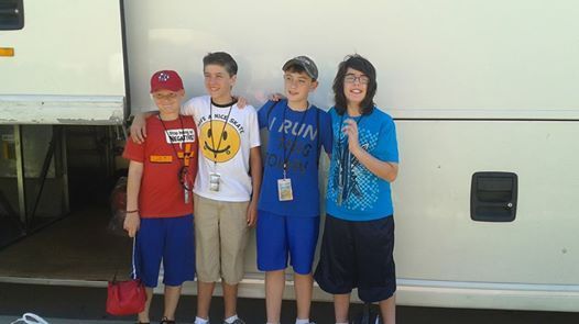 Photo: Off to camp. So thankful for his good buddy that goes with him every year.