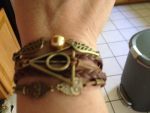 My new bracelet (that I wanted enough to overcome the frugal bone for) by Ashley Bridget.