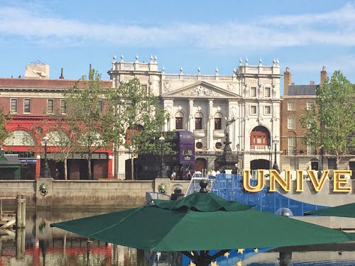 Wizarding World Harry Potter Diagon Alley London Waterfront walls