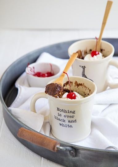 Microwaved mug cake via Dessert For Two