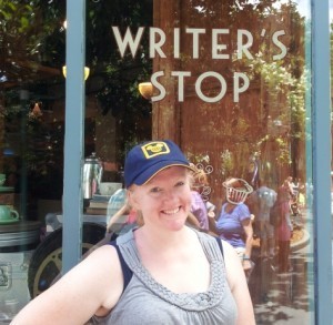 Totally pretending this picture wasn't my idea. No, no, I couldn't possibly... Ooh! Muffins!