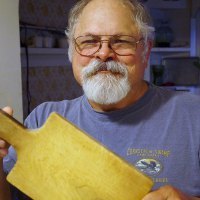 I made this in Jr. High. 50 years later it still hangs in my kitchen and it is still the only thing I've ever made. -Kevin Kraft