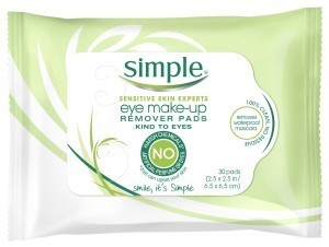 Simple Makeup remover pads