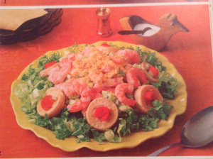 Artichoke Shrimp Salad. This should be illegal.