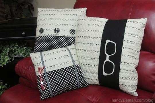 How to make easy pillows with double-sided quilted fabric Nancy Zieman features Riley Blake Designs Fabric
