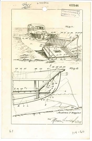 Higgins Boat Patent drawing