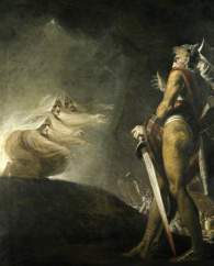 Gothic Fantasy, Fuseli, Macbeth, Banquo and the Witches