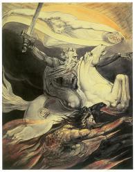 Gothic Fantasy, Death on a Pale Horse, William Blake