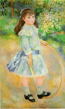 Girl with a Hoop via wikimedia commons