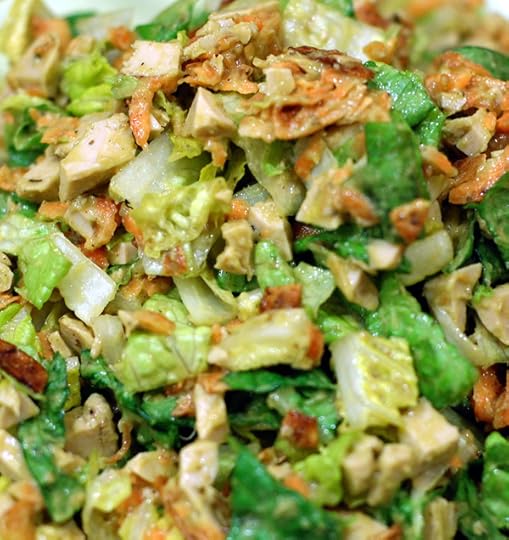 Chopped Salad with Vegan Avocado Ranch Dressing from Healthy Slow Cooking