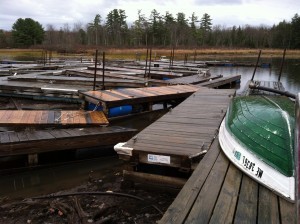 The marina, abandoned in November after all the summer folks go home.