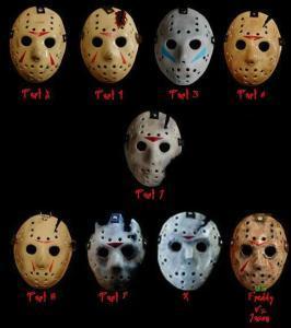 The many faces of Jason Voorhees.