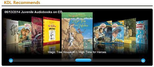 Top Ten Juvenile Audiobooks on CD 06-13-2014