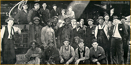 Lackawanna steel plant workers