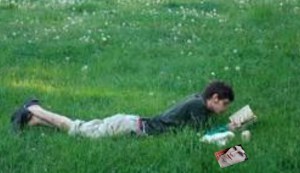 Reading the yard