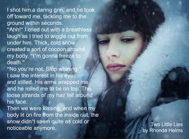 Snowfall. Abstract female portrait with beauty bokeh
