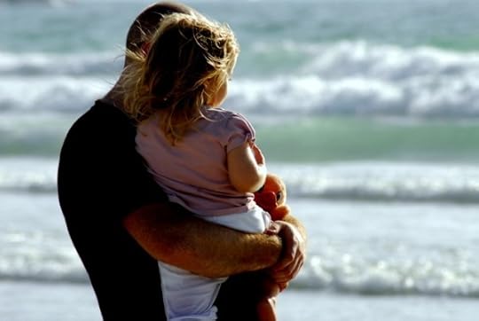 Father daughter hugs