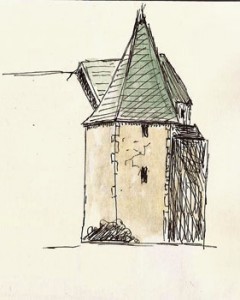 A look at minimalist building sketching