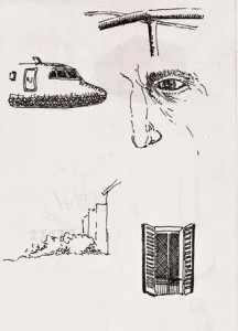 Here I was playing with my new refillable Sharpie pen