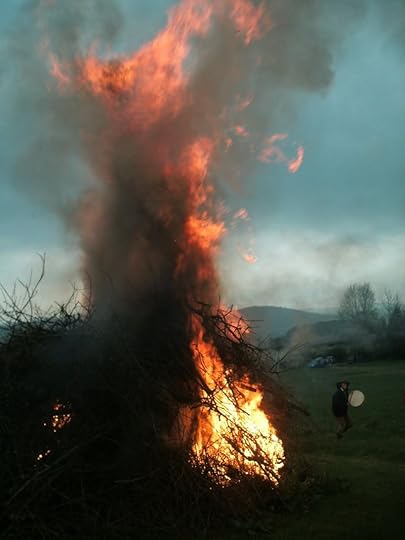 May Day Bonfire photograph by Thomas Hine 2011