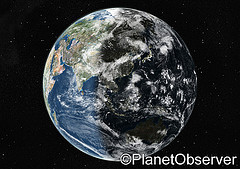 Globe centred on Asia and Oceania - Satellite ...