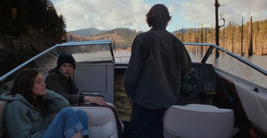 Dakota Fanning, Jesse Eisenberg, and Peter Sarsgaard in 'Night Moves' (Cinedigm)