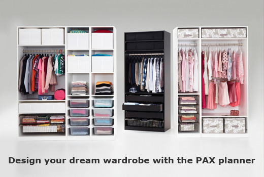 Ikea wardrobe system